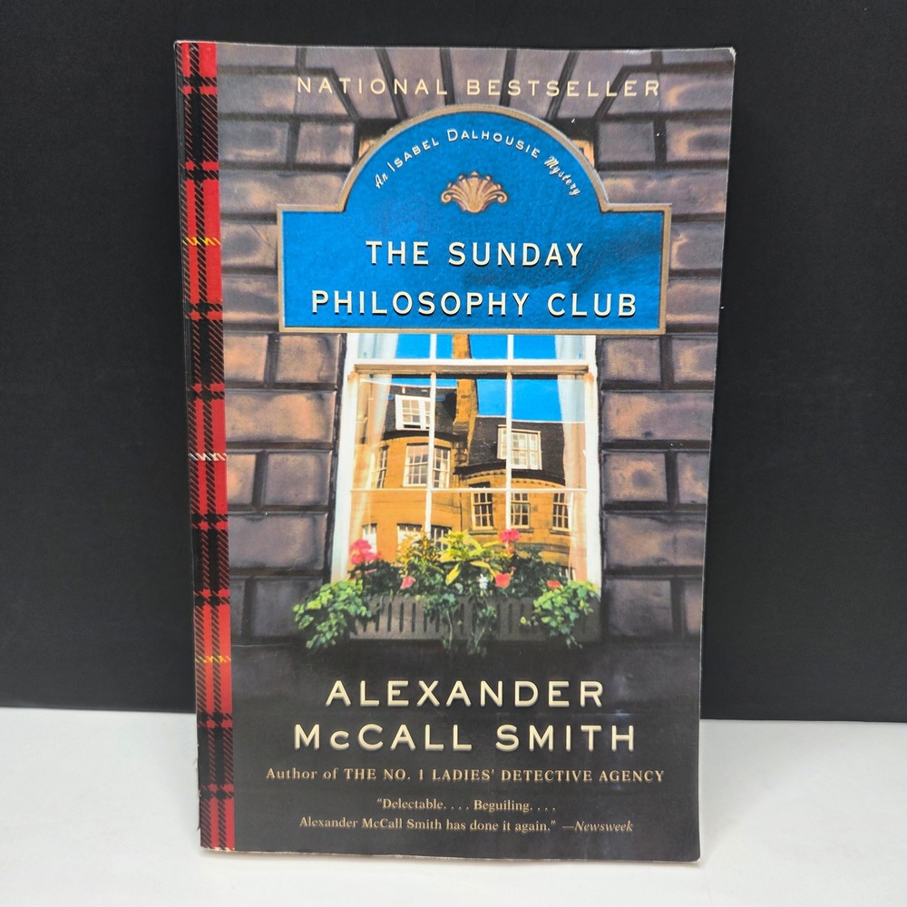 Alexander McCall Smith The Sunday Philosophy Club Mystery Novel Paperback BB13